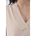 (F) 背心杏色上衣二手衣, , large