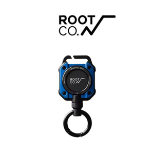 【Leo手機周邊專賣店】ROOT CO. 360度正方形多功能登山扣 / MAG REEL SQR. / 藍色