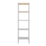 【Y HOUSE】60x30x210cm pine five-layer storage rack rack iron rack - white paint, , large