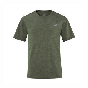 Asics 男女 T恤 運動上衣 休閒短袖 綠 亞版 [2033B833-300]