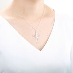 【Angel & Me】翻轉人生 十字架 925 純銀 項鍊 情人節 生日 禮物, , large