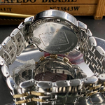 [星晴錶業]COACH手錶,42mm,CH00122寶藍色錶面金銀錶殼金銀相間精鋼錶帶款, , large