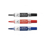 【Pentel 飛龍】中～粗字彈力後壓白板筆 圓頭 3.0~6.5mm /支 EMWL5BF - 紅色, , large