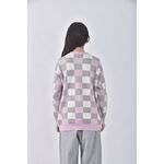 (XL) 格紋粉色長袖上衣二手衣, , large