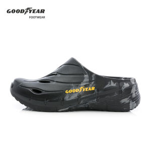 GOODYEAR男緩震輕便鞋(後空款)-迷彩黑25