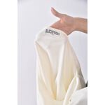 (XL) blackfriday質感棉質純棉杏色短袖上衣二手衣, , large