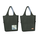 Eco-friendly Dual-Color Reversible tote bag (Mist blue), , large
