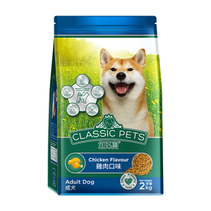 【Classic Pets 加好寶】經典成犬乾糧2kg*6包-雞肉口味