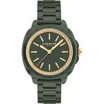COACH Kitt 橄欖綠 晶鑽陶瓷女錶 34mm CO14504404, , large