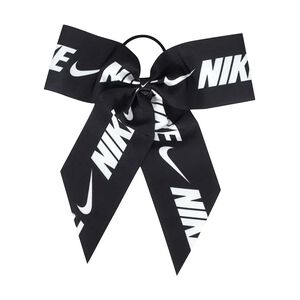 NIKE BOW LARGE 髮圈 髮飾 髮束 髮繩 頭飾 可愛 緞帶 蝴蝶結 休閒 逛街 簡約 時尚 彈性 舒適 黑白