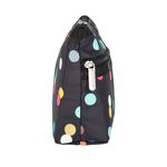 |快速出貨|Lesportsac Cosmetic Clutch 雙層拉鍊收納化妝包/ 圓點漂浮氣球 黑色, , large