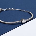 【快速出貨】MORELLATO Tesori系列 925純銀水滴型手鍊 SAIW213, , large