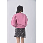 (F) soir質感棉質純棉粉色長袖上衣二手衣, , large