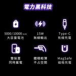 【怪獸選物】IDEAMON Magsafe 磁吸行動電源 5000 mAh, , large