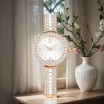 SWAROVSKI 施華洛世奇 Matrix Pearl 水晶珍珠手鐲式手錶 女錶-29mm 送禮推薦 5705406, , large