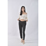 (XL) ambiamce高腰條紋綠色長褲二手衣, , large