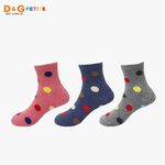 【D&G KIDS】圓點3/4童襪<紅,17-21cm>D386 短襪 襪子, , large