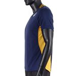 Asics MATCH M SS TEE 男 短袖 T恤 網球 運動 快乾 網布 深藍 [2041A132-400], , large