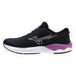 Mizuno Wave Revolt 3 女 慢跑鞋 運動 休閒 入門款 跑鞋 緩震 黑 紫 [J1GD248123], , large
