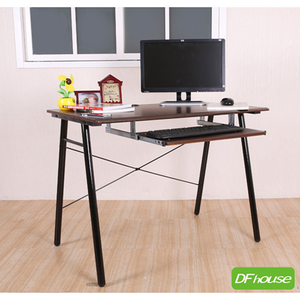 《DFhouse》羅浮宮A字附鍵盤電腦桌-2色