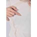 (S) 透紗白色長袖上衣二手衣, , large