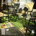 【樂活不露】12吋風格立扇【戰術綠】電風扇 靜音風扇 工業扇 三段風速 組裝式可拆卸, , large