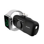 【Timo】 ApplePie Watch 3 in 1 Pocket Power Bank (WH Mark)  - Lightning plug / Black, , large