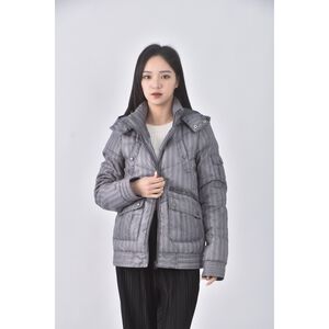 (S) le coopen質感格紋黑色外套二手衣