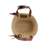 Two-purpose straw bag, , large