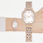 SWAROVSKI 施華洛世奇 Dextera 永恆優雅水晶八角手錶 女錶-32 x 23mm(5715517), , large