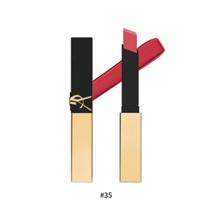 【YSL 聖羅蘭】 奢華緞面浮雕唇膏 #35