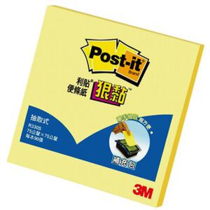 3M 狠黏 R330S 抽取式補充包黃,  3M 狠黏 R330S 抽取式補充包黃
