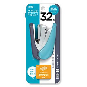 PLUS普樂士 雙排平針輕鬆訂迷你機ST-010VNH綠,  PLUS普樂士 雙排平針輕鬆訂迷你機ST-010VNH綠