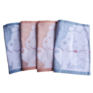 [Kemei Cotton Industry] 12 in the group random excellent no yarn high quality small square scarf / handkerchief / wipe hand towel / wipe sweat towel / saliva towel
