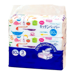 〔本野有限公司〕MASUKO 製紙 廚房紙巾 80抽&times;3包, , large