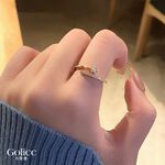 【Gulicc 】古莉可 戒子 韓版微鑲鋯石戒子, , large