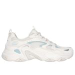 Kixpress-Skechers D'Lites 5.0 女 休閒鞋 經典 復古 厚底 增高 穿搭 米白 藍 [150520NTBL], , large