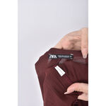 (F) zara皺摺紅色洋裝二手衣, , large