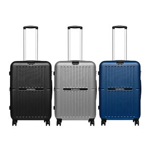 ~雪黛屋~KANGOL 28寸旅行箱ABS抗刮ABS海關碼鎖隱藏掛鈎360度飛機輪旋轉耐摔撞W#K003A