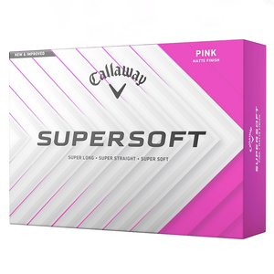 Callaway 高爾夫球 Supersoft 2025 12球/盒 粉色