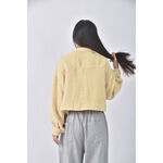 (2XL) 落肩黃色外套二手衣, , large