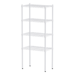 【Y HOUSE】60x45x150cm Lightweight Four-layer Iron Rack Iron Rack Shelf-Painted White, , large