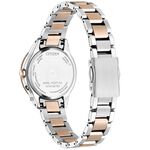CITIZEN 星辰 XC 鈦 日月顯示光動能電波女錶 EE1005-54W, , large