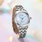 CITIZEN 星辰 L系列 珍珠貝光動能大三針女錶 EM1140-80D, , large