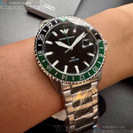 [星晴錶業]ARMANI手錶,42mm,AR00078黑色錶面銀錶殼銀色精鋼錶帶款, , large