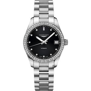 LONGINES 浪琴 Conquest 征服者真鑽機械女錶 L23850576