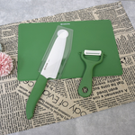 【KYOCERA京瓷】40週年限量版 經典莫蘭迪色系 抗菌陶瓷刀 削皮器 砧板 超值三件組-(刀刃17cm)-任選色, , large