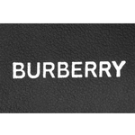BURBERRY 經典格紋帆布對開8卡短夾/海軍藍, , large