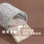 巧易潔一秒開扭扭洗衣籃-圓型, , large