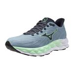 Mizuno Wave Sky 8 男 慢跑鞋 彈力 支撐 緩震 藍灰 綠 [J1GC240251], , large